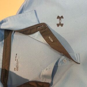 Under Armour Men's Sky Blue Polo Shirt